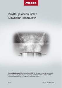 Käyttöohje Miele DAD 4941 Black Levantar Liesituuletin