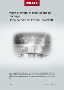Mode d’emploi Miele DAD 4941 Black Levantar Hotte aspirante