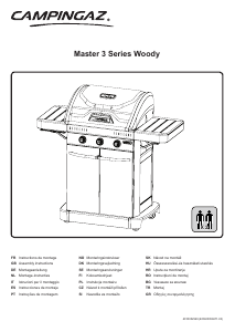 Manual Campingaz Master 3 Series Woody Barbecue