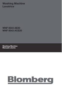 Handleiding Blomberg WNF 8543 ACE20 Wasmachine