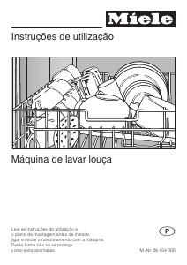 Manual Miele G 1220 SCi Máquina de lavar louça