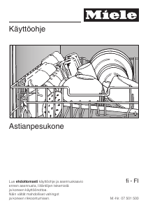 Käyttöohje Miele G 1222 SC Astianpesukone