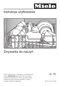 Instrukcja Miele G 1574 SCVi Zmywarka