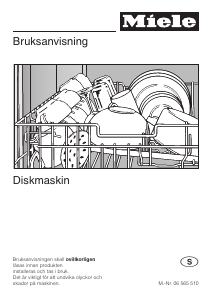 Bruksanvisning Miele G 1730 SC Diskmaskin