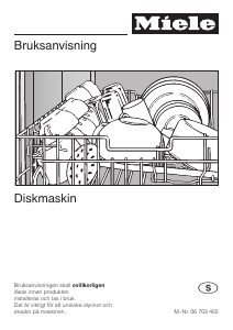 Bruksanvisning Miele G 1870 Diskmaskin
