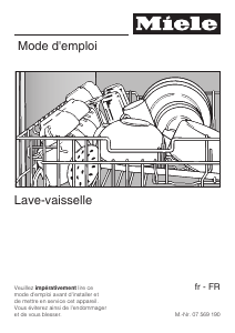 Mode d’emploi Miele G 1874 Lave-vaisselle