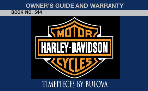 Bruksanvisning Bulova 78B129 Harley-Davidson Armbandsur