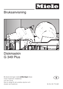 Bruksanvisning Miele G 349 HE Plus Diskmaskin