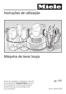 Manual Miele G 4210 i Máquina de lavar louça