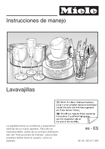 Manual de uso Miele G 4220 Lavavajillas