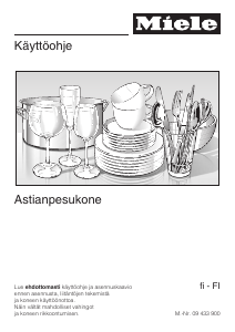 Käyttöohje Miele G 4230 Astianpesukone