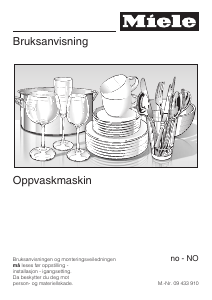 Bruksanvisning Miele G 4240 Oppvaskmaskin