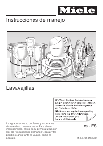 Manual de uso Miele G 4280 Lavavajillas