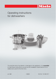 Manual Miele G 4780 SCVi Dishwasher