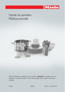 Priručnik Miele G 4970 Vi Perilica posuđa