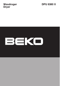 Bruksanvisning BEKO DPU 8380 X Torktumlare