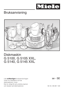 Bruksanvisning Miele G 5100 SC Diskmaskin