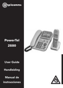 Handleiding Amplicomms PowerTel 2880 Draadloze telefoon