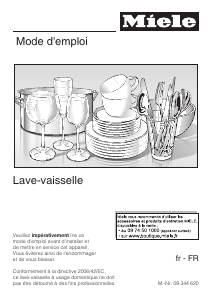 Mode d’emploi Miele G 5100 SCi Lave-vaisselle
