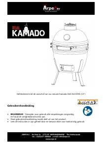 Handleiding Arpe Kamado 13 inch Barbecue