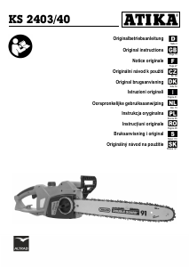 Manual Atika KS 2403/40 Chainsaw
