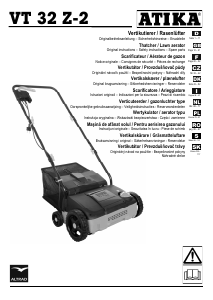 Mode d’emploi Atika VT 32 Z-2 Scarificateur