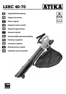 Manual Atika LSHC 40-70 Leaf Blower