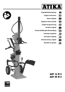 Manual Atika ASP 20 N-2 Mașină de spintecat