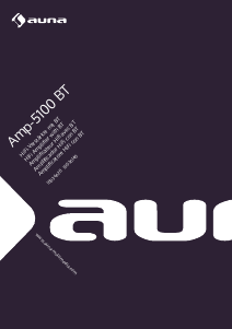 Manual Auna AMP-5100 BT Amplifier