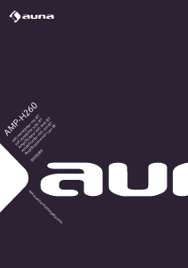 Bedienungsanleitung Auna AMP-H260 Verstärker