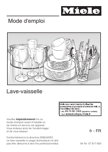 Mode d’emploi Miele G 5175 Lave-vaisselle