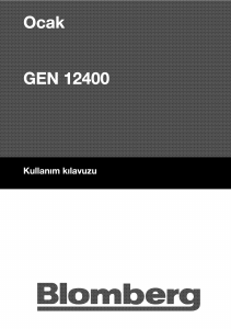 Kullanım kılavuzu Blomberg GEN 12400 Ocak