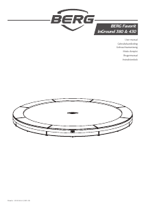 Handleiding BERG Favorit InGround 430 Trampoline