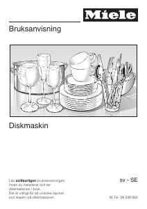 Bruksanvisning Miele G 5280 Diskmaskin