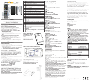 Handleiding Beafon SL595 Mobiele telefoon