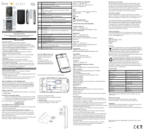 Handleiding Beafon SL495 Mobiele telefoon