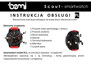 Manual Bemi Scout Smart Watch