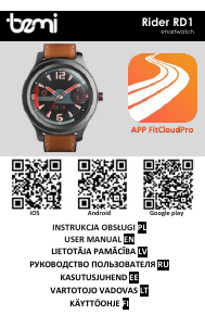 Manual Bemi Rider RD1 Smart Watch
