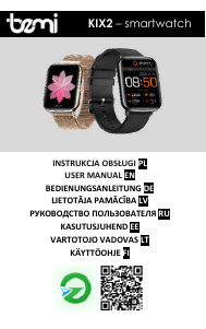 Bedienungsanleitung Bemi KIX2 Smartwatch