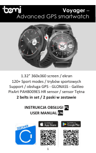 Manual Bemi Voyager Smart Watch