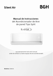 Manual de uso BGH BS80CN Aire acondicionado
