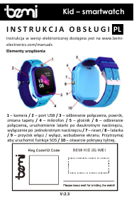 Handleiding Bemi Kid Smartwatch