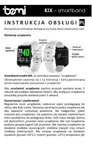 Manual Bemi KIX Smart Watch