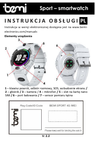 Manual Bemi Sport Smart Watch