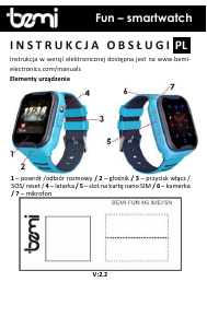 Manual Bemi Fun Smart Watch