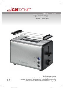 Manual Clatronic TA 3620 Toaster