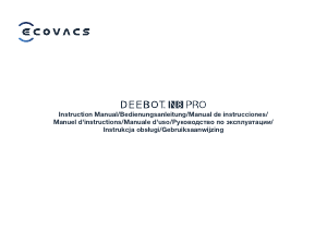 Manual de uso ECOVACS Deebot N8 Pro Aspirador