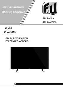 Handleiding F&U FLA4327H LED televisie