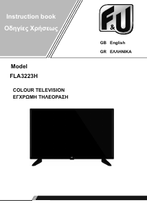 Handleiding F&U FLA3223H LED televisie