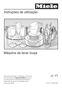 Manual Miele G 5500 SC Máquina de lavar louça